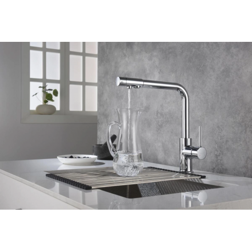 Смеситель для кухни AQUATEK Европа AQ1386CR однорычажный хром